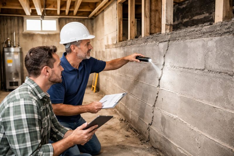 Basement Crack Repair in Bristol, RI