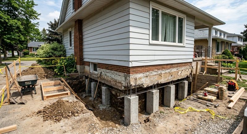 Basement Underpinning in Bristol, RI