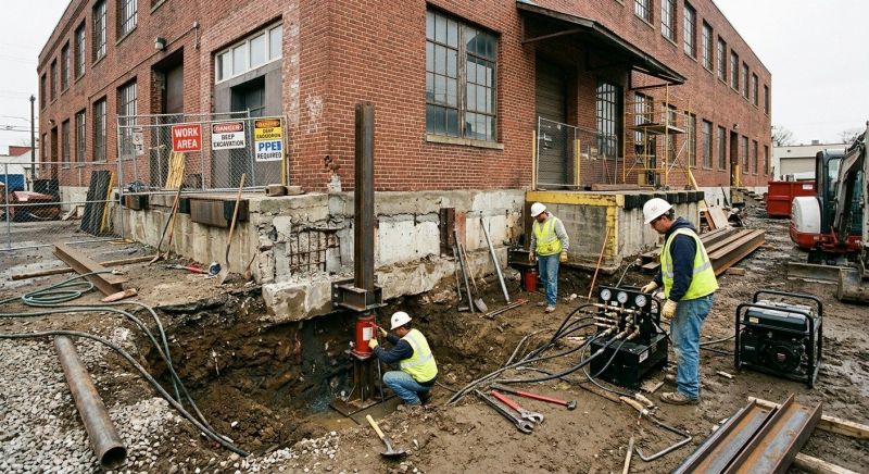 Building Foundation Repair in Foster, RI