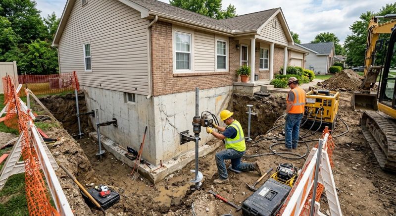 Building Foundation Repair in Pawtucket, RI