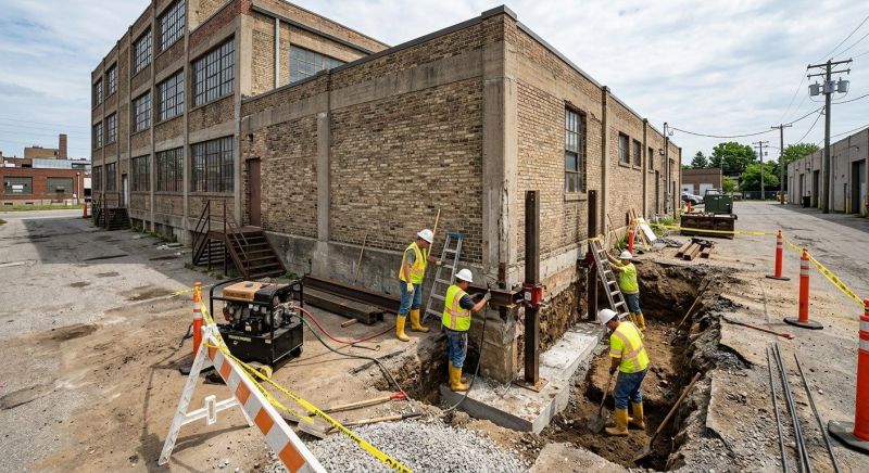 Building Foundation Repair in Taunton, MA