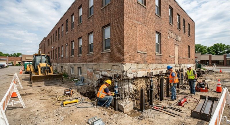 Commercial Foundation Repair in Bristol, RI