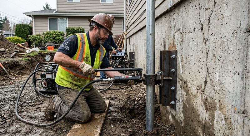 Concrete Foundation Leveling in West Kingston, RI
