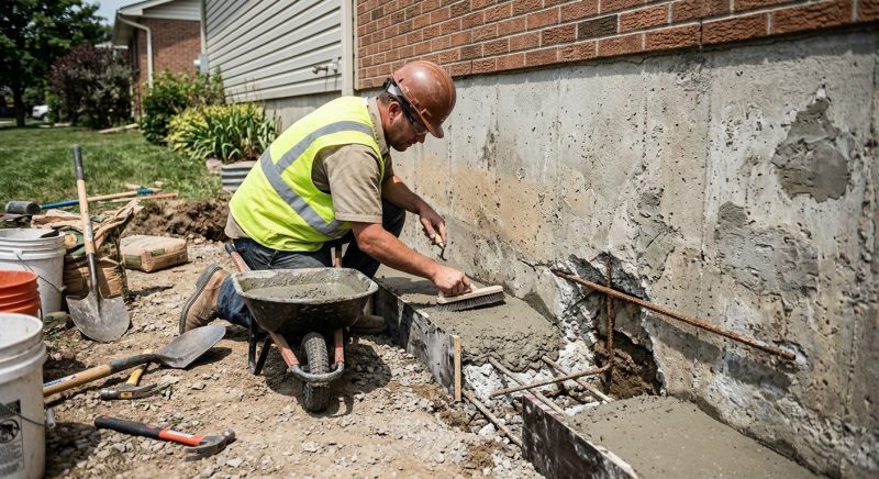 Concrete Foundation Repair in Johnston, RI
