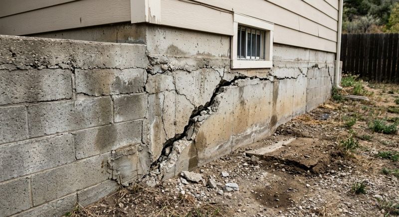 Cracked Foundation Repair in Little Compton, RI