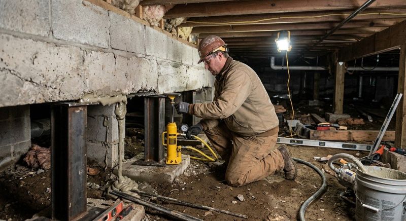 Crawlspace Foundation Repair in Coventry, RI