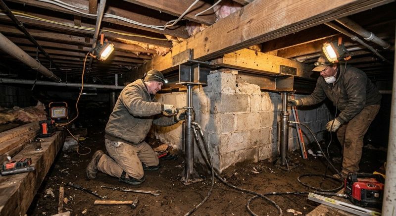 Crawlspace Foundation Repair in Providence, RI