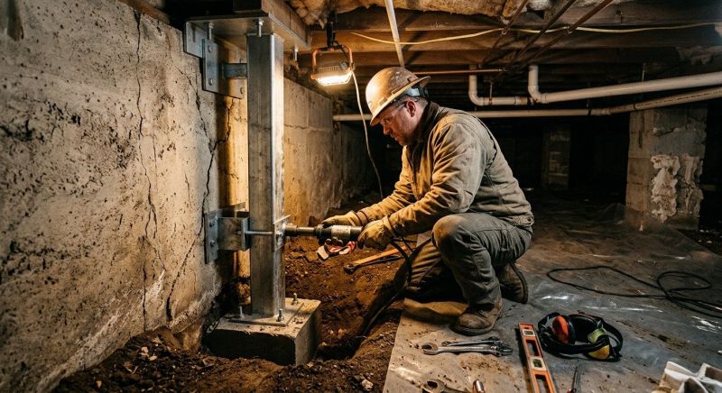 Crawlspace Foundation Repair in Riverside, RI