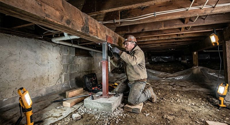 Crawlspace Foundation Repair in Somerset, MA