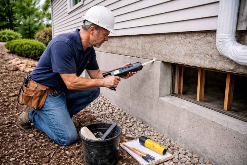 Foundation Crack Sealing in Bristol, RI