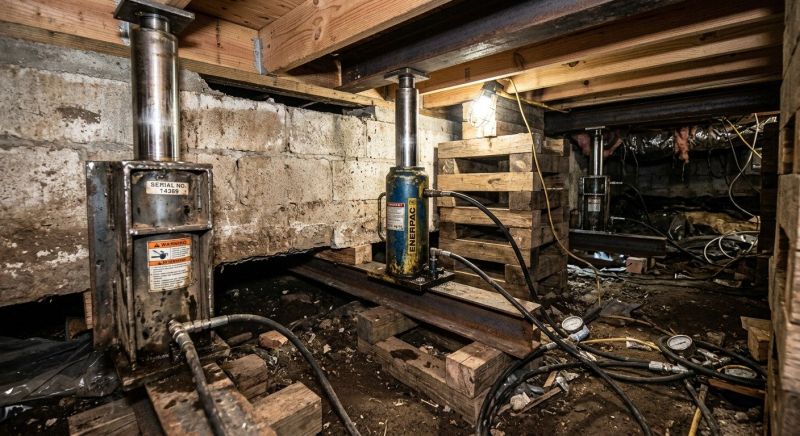 Foundation Jacking in Fall River, MA