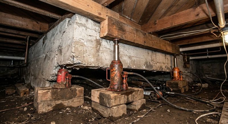 Foundation Jacking in Bristol, RI