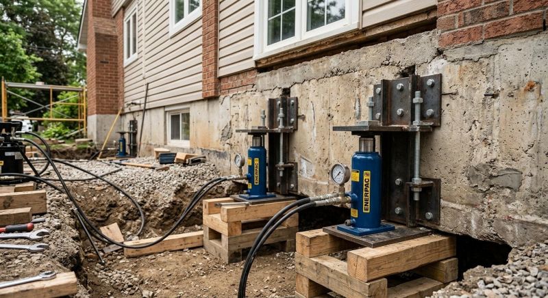 Foundation Jacking in Bristol, RI