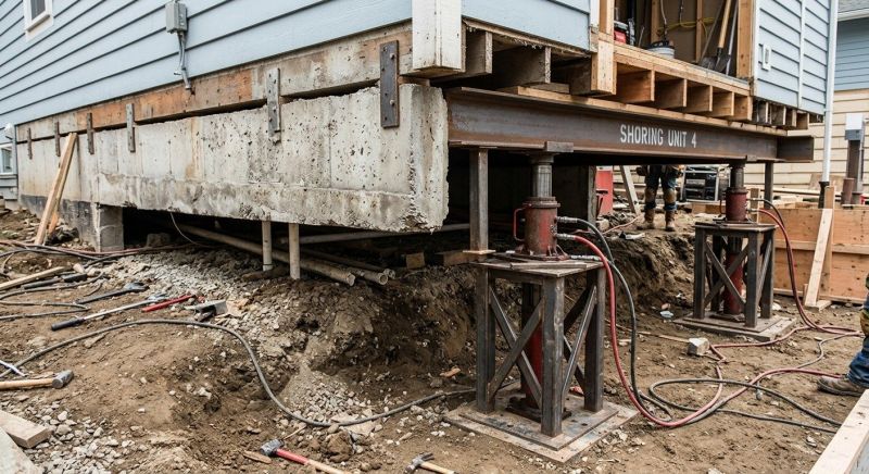 Foundation Jacking in Plainville, MA