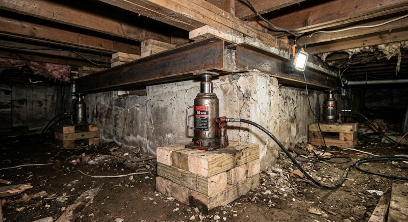 Foundation Jacking in Providence, RI