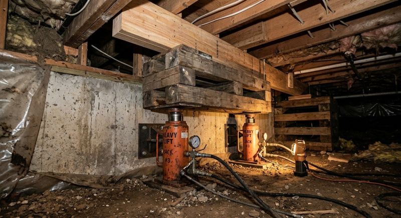Foundation Jacking in Seekonk, MA