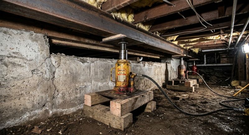 Foundation Jacking in Wakefield, RI
