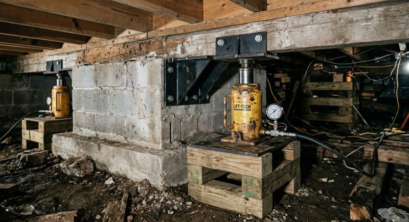 Foundation Jacking in Wakefield, RI