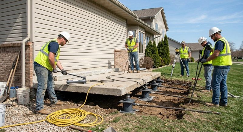 Foundation Lifting in Lincoln, RI