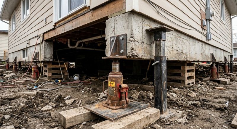 Foundation Lifting in North Kingstown, RI