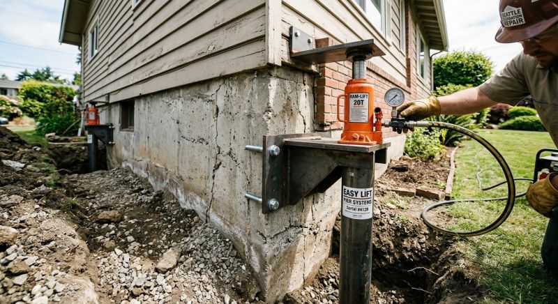 Foundation Lifting in North Scituate, RI