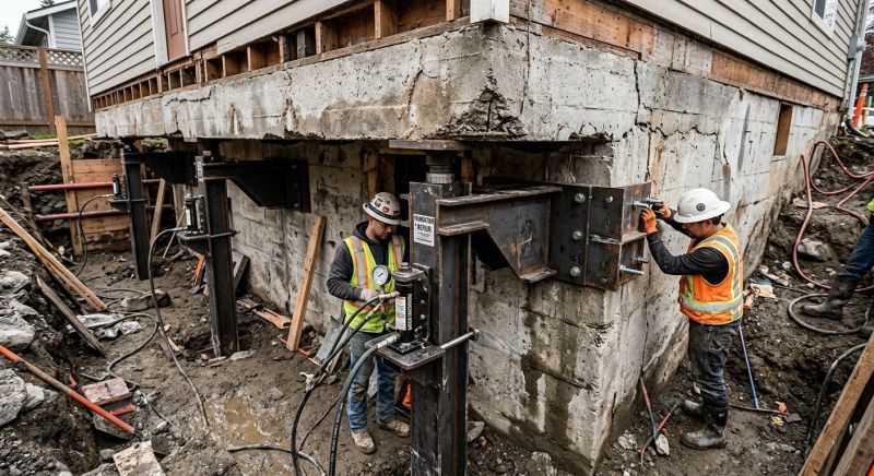 Foundation Lifting in Somerset, MA