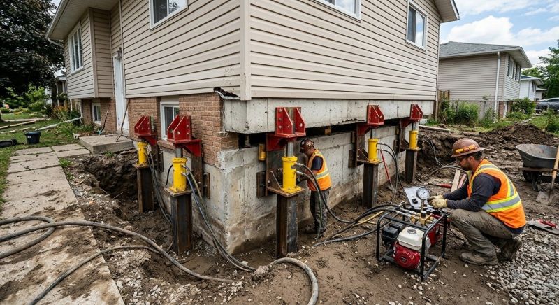 Foundation Lifting in Westport, MA