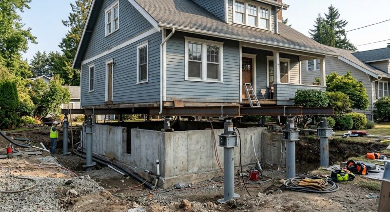 Foundation Raising in Bristol, RI