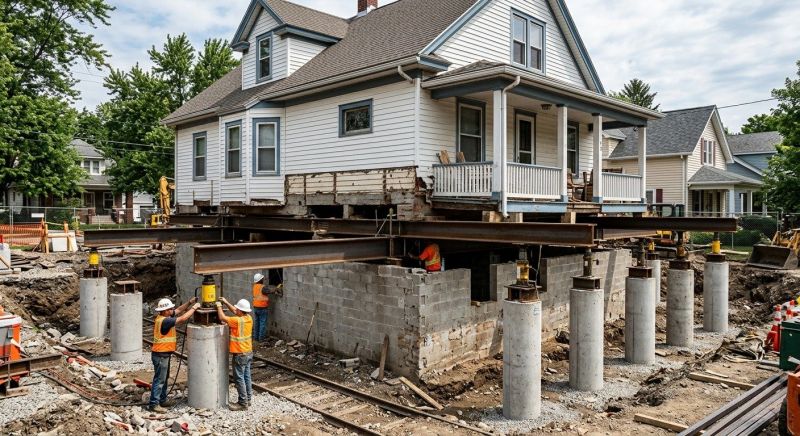 Foundation Raising in West Kingston, RI