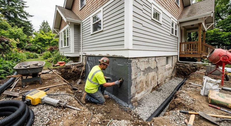 Foundation Renovation in Bristol, RI