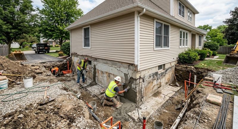Foundation Renovation in Bristol, RI