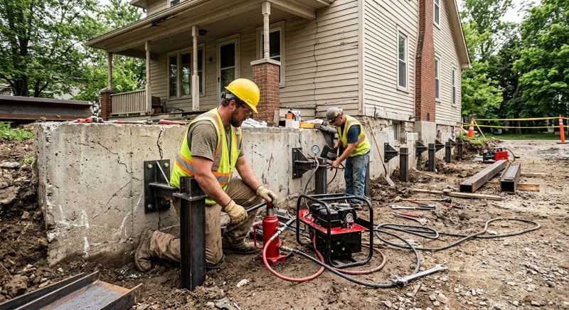 Foundation Stabilizing in Exeter, RI