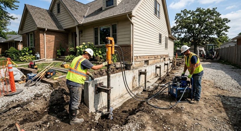 Foundation Stabilizing in Bristol, RI