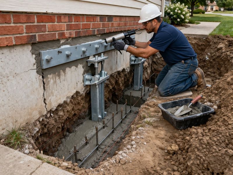 Foundation Structural Repair in East Greenwich, RI