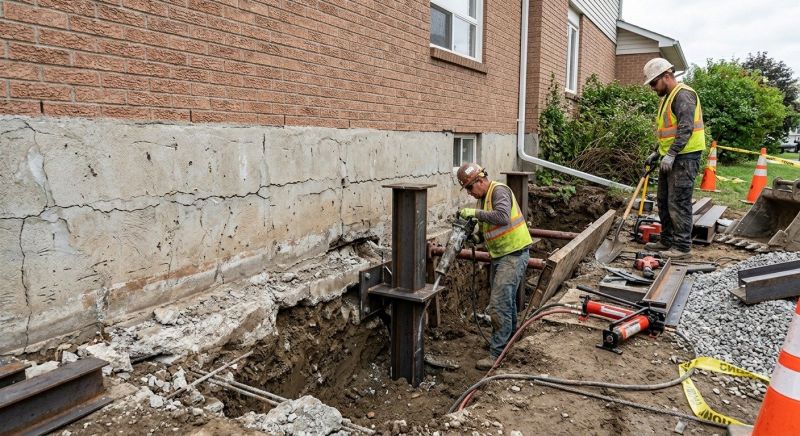 Foundation Structural Repair in Little Compton, RI