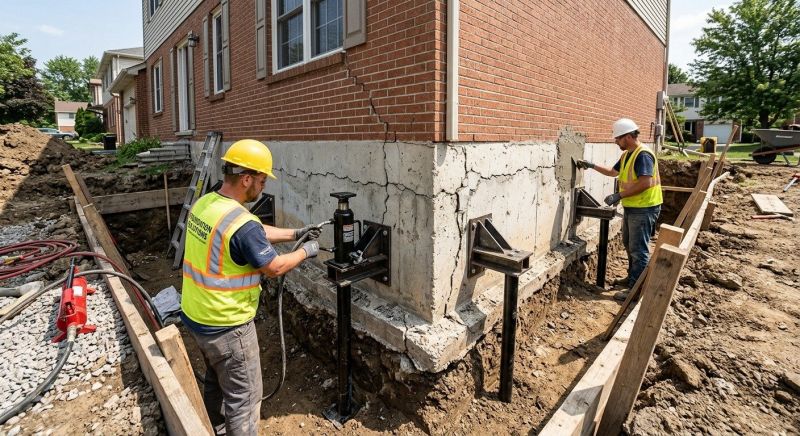 Foundation Structural Repair in North Kingstown, RI
