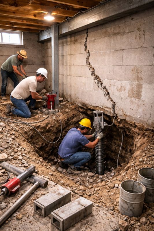 Foundation Structural Repair in Providence, RI