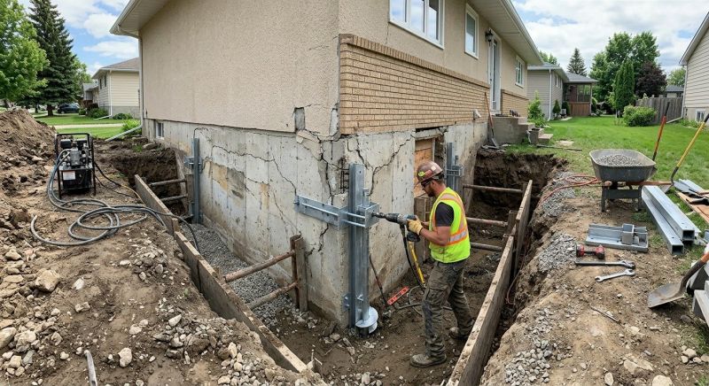 Foundation Structural Repair in Raynham, MA