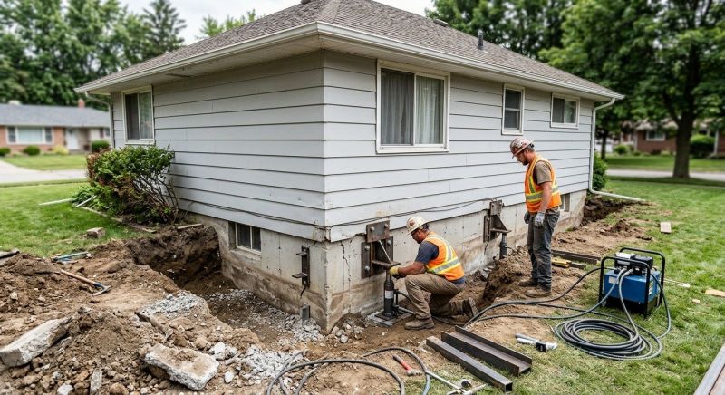 Home Foundation Repair in Norton, MA