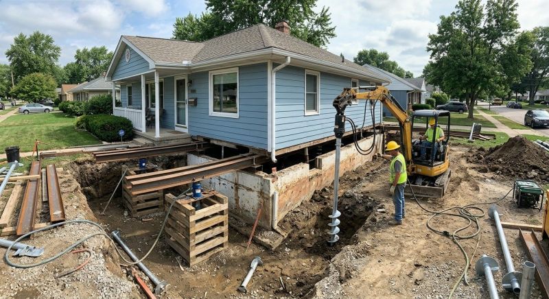 House Underpinning in Bristol, RI