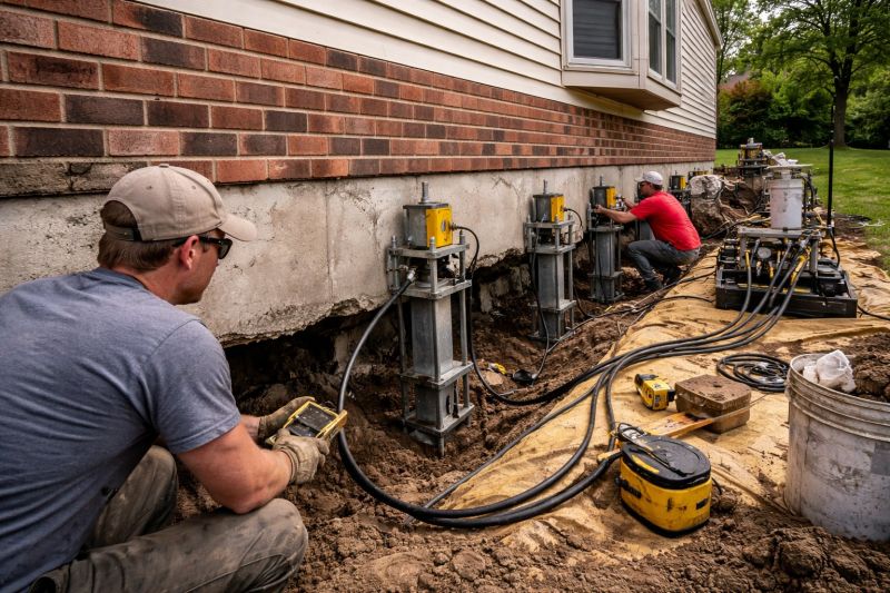 Settling Foundation Service in Little Compton, RI