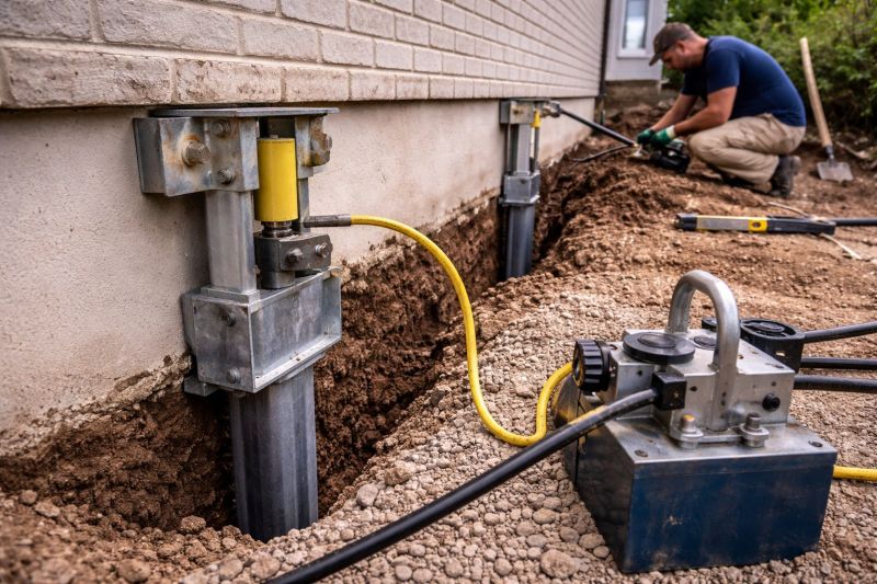 Sinking Foundation Repair in Foster, RI
