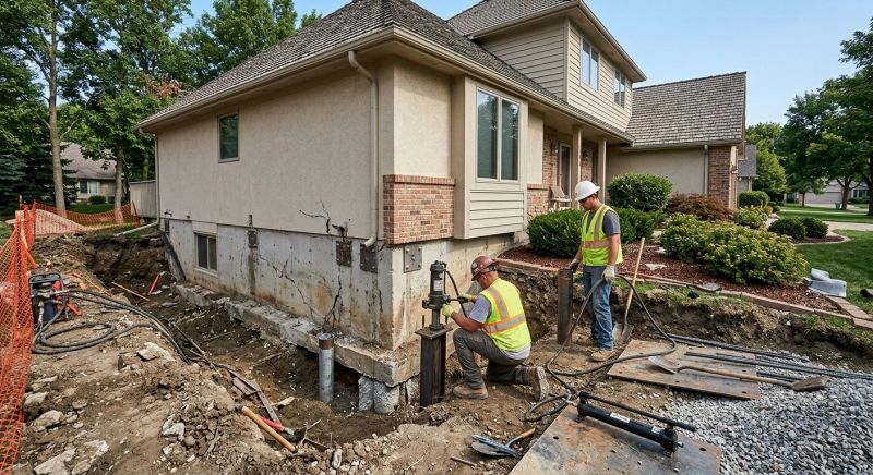 Structural Foundation Repair in Foster, RI