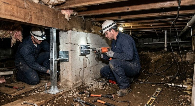Structural Foundation Repair in West Greenwich, RI