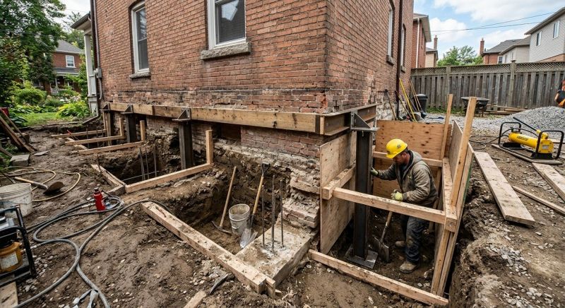 Underpinning Repair in Bristol, RI